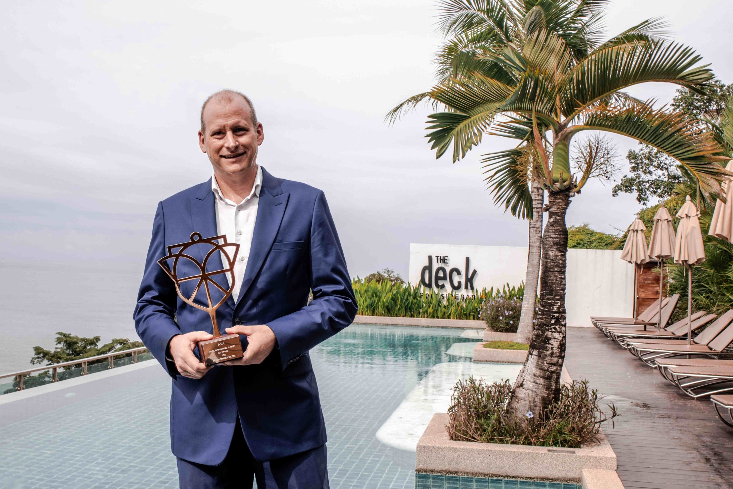 <a href="https://clubwyndhamasia.com/news-views/wyndham-grand-kalim-bay-asia-romantic-hotel/"> Wyndham Grand Phuket Kalim Bay recognized as Asia's Best Romantic Hotel by Haute Grandeur during 2023 Awards ceremony </a>