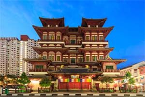 Singapore, Buddha Tooth Relic Temple and Museum
