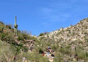 Walking trails at South Mountain Park