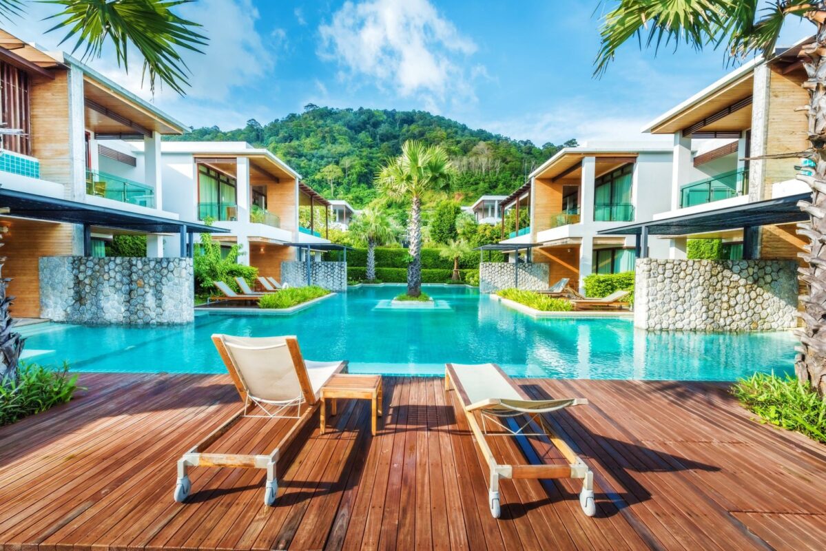 Wyndham Sea Pearl Phuket Pool view with lounge chair
