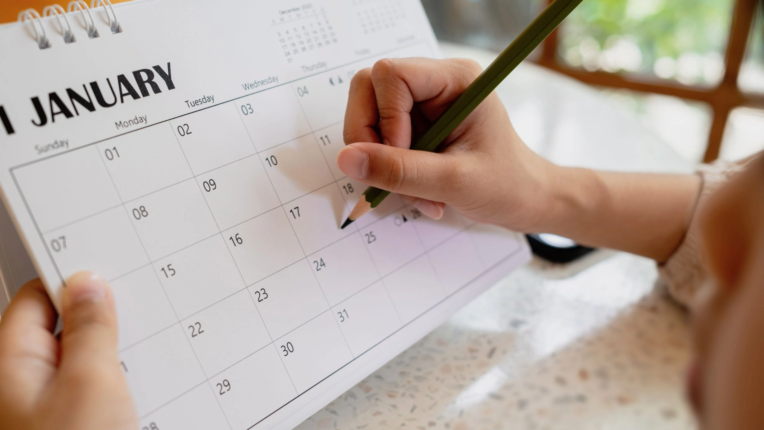 It all starts with planning. Map out where and when you want to travel in 2026 on your calendar!